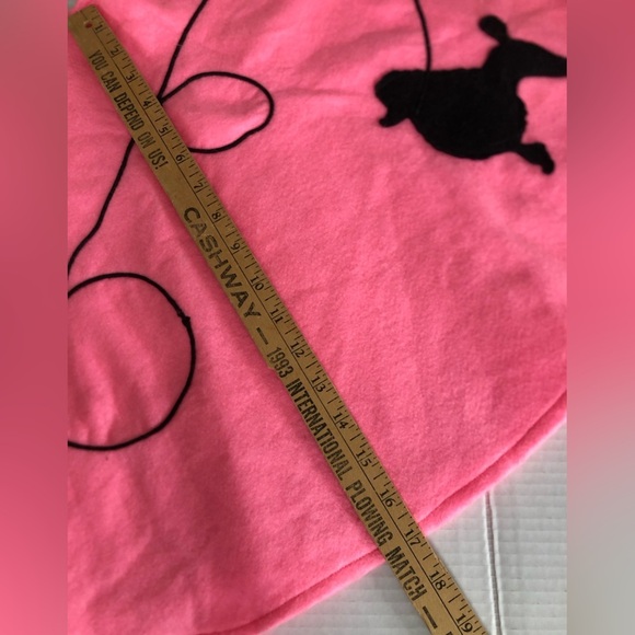 Vtg Handmade Halloween Pink and Black Poodle Skirt - Picture 9 of 11